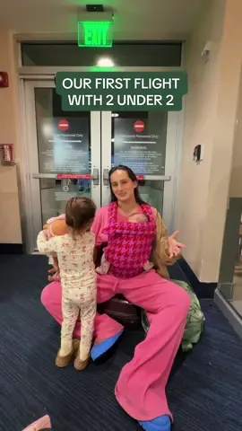 made it back to Iowa ✈️ felt brave enough to travel wkth 2 under 2 for Christmas 🥲🎄  #momsoftiktok #travelwithme #vlog #travelvlog #vlogmas 