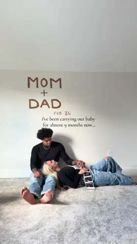 every decision big or small, every appointment he's been right by my side through it all. i'm so thankful to have this type of support and can't wait to watch @BG be the best dad 💖